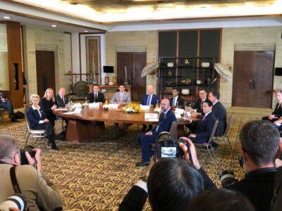 Джозеф Байден - Шарль Мишель - Лидеры G7 проводят экстренную встречу в связи с инцидентом в Польше - unn.com.ua - США - Украина - Киев - Англия - Италия - Германия - Франция - Япония - Польша - Испания - Канада - Голландия - Ляйен - Переговоры