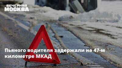 Пьяного водителя задержали на 47-м километре МКАД - vm - Москва