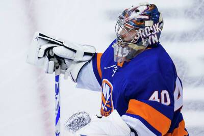 Александр Барков - Семен Варламов - Варламов – третья звезда недели в НХЛ - sport.ru - Россия - Нью-Йорк - шт.Флорида - Нью-Йорк