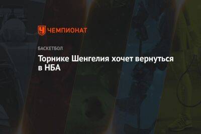 Торнике Шенгелия хочет вернуться в НБА - championat.com - Грузия - Испания
