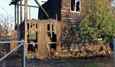 В дачном поселке под Тюменью сгорел жилой дом - nashgorod.ru - Тюмень - Тюменская обл.