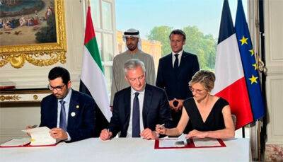 Франція та ОАЕ підписали угоду про стратегічне партнерство у сфері енергетики - bin.ua - Украина - Франція - Емірати