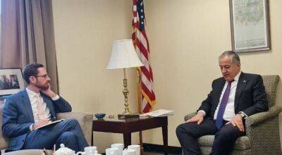 Эмомали Рахмон - Сироджиддин Мухриддин - Глава МИД Таджикистана провел встречу со спецпредставителем США по Афганистану - dialog.tj - США - Вашингтон - Таджикистан - Афганистан