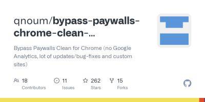 maybeelf - GitLab по запросу DMCA заблокировал репозиторий с дополнением для обхода Paywall - habr.com - США